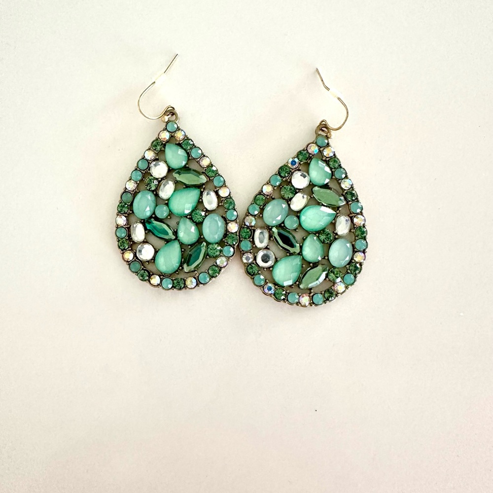 Lia Sophia Turquoise Stone Earrings